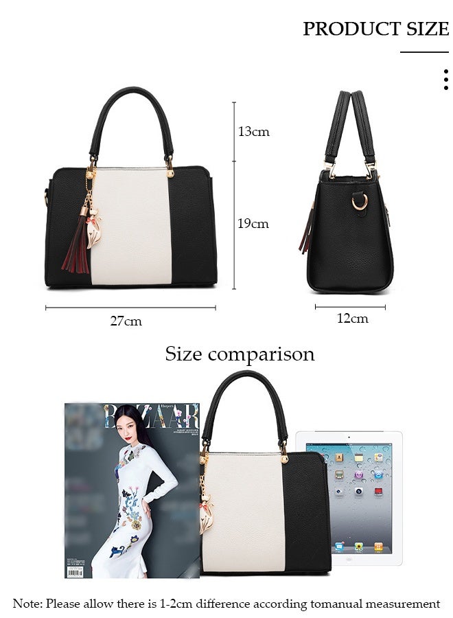 DUNISO Women's Fashion Handbag Faux Leather Crossbody Bag For Women Large Capacity Tote Bags Top Handle Satchel Fashionable Travel Shoulder Bag For Ladies - Image 3