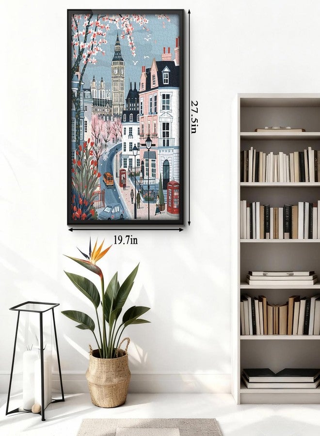 PPuzzling London Spring Puzzles for Adults 1000 Pieces, European Street Landscape Jigsaw Puzzle, Romantic Travel Scene Puzzle - Image 4