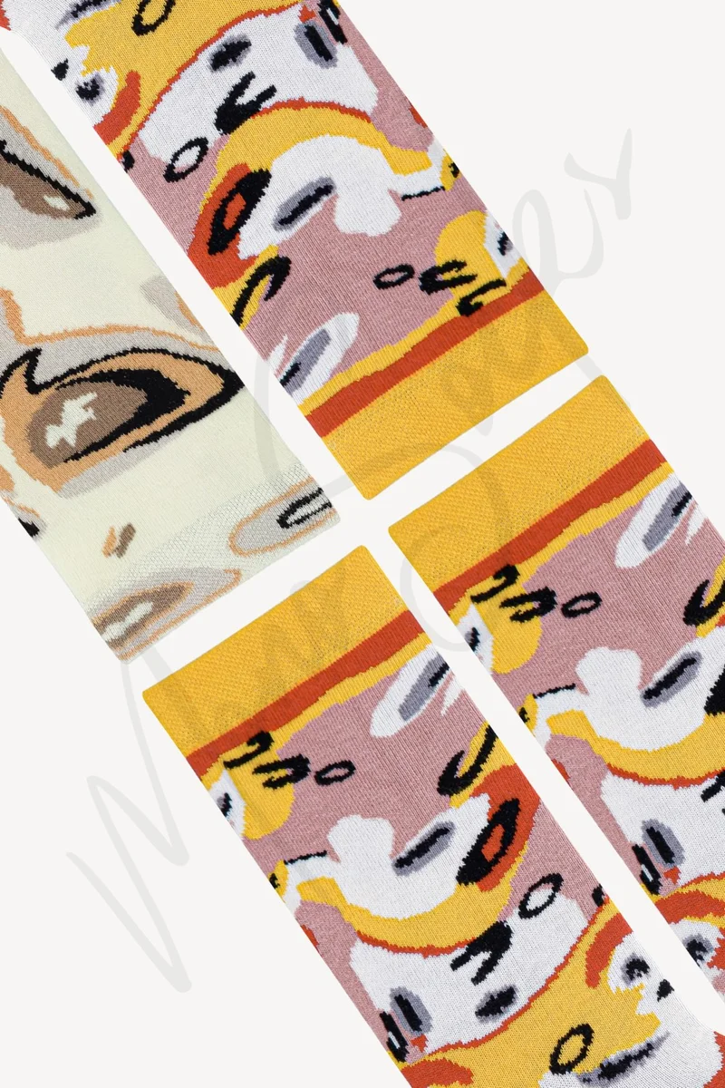 Mono Socks Capricciosa - 4-Piece Women's Pizza Socks