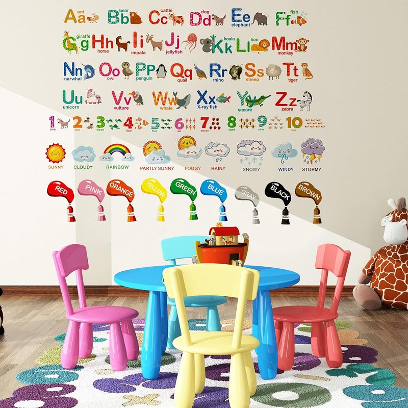 BPA® Alphabet and Numbers Educational Wall Decal - Image 4