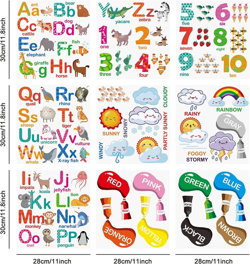 BPA® Alphabet and Numbers Educational Wall Decal - Image 3