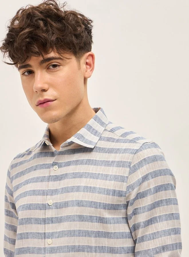 THE BEAR HOUSE Men's Shirt for Casual and Formal Wear | Classic Button-Down Style for Office, Daily Use, Travel, Events & All-Season Outfits | Versatile & Stylish Wardrobe Essential for Every Occasion