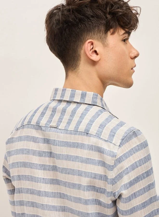 The Bear House  Men's Shirt for Casual and Formal Wear Classic Button-Down Style for Office, Daily Use, Travel, Events & All-Season Outfits | Versatile & Stylish Wardrobe Essential for Every Occasion for Men | Best Price UAE