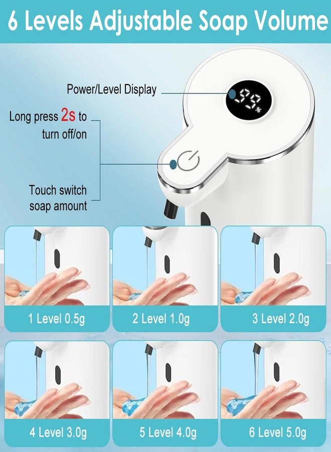 سوبفوكس موزع صابون أوتوماتيكي من Supvox® سعة 380 مل / 13.3 أونصة، مزود بمستشعر، موزع صابون جل مخفف، موزع صابون بدون لمس، قابل لإعادة الشحن عبر منفذ USB، مقاوم للماء، مناسب لغسل اليدين والحمام والمطبخ. - Image 3