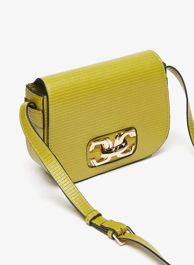 Celeste Women Textured Crossbody Bag with Adjustable Strap