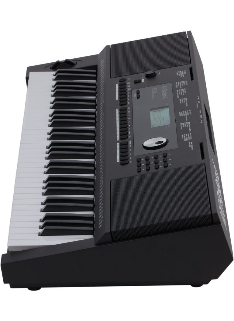Roland - E-X20 61-Key Arranger Keyboard – 647 Tones, 253 Styles, 140 Songs, USB MIDI, and Built-in Speakers - Image 1