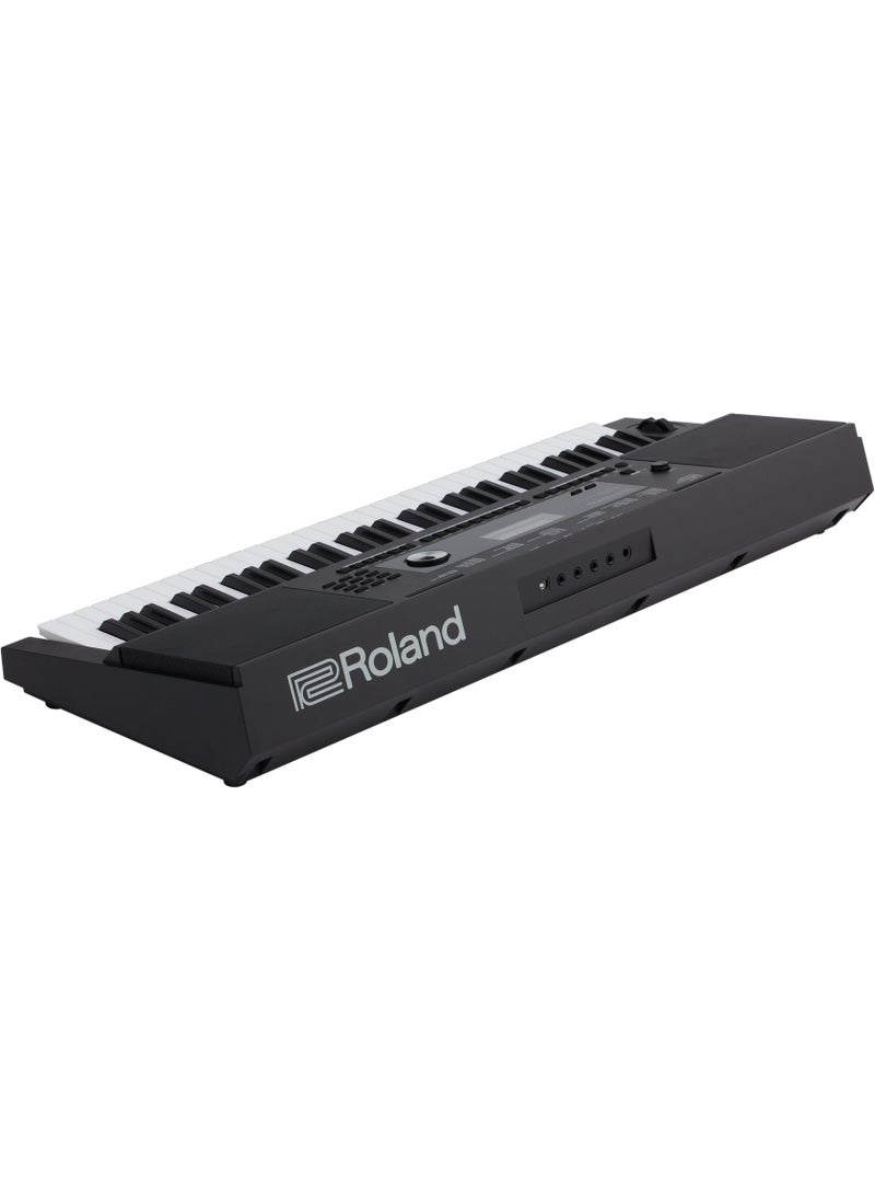 Roland - E-X20 61-Key Arranger Keyboard – 647 Tones, 253 Styles, 140 Songs, USB MIDI, and Built-in Speakers - Image 1