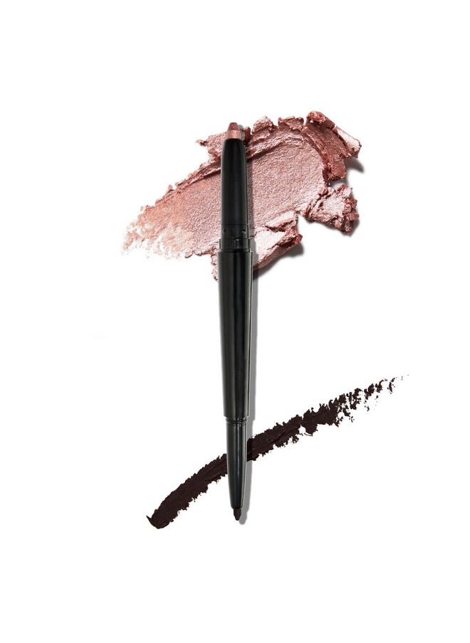 LAURA GELLER NEW YORK Swipe N Line Dual Ended Eyeshadow + Eyeliner Classic (Onyx/Champagne) Cream Eyeshadow & Smooth Glide Eyeliner Waterproof & Crease Free Color  - Image 1