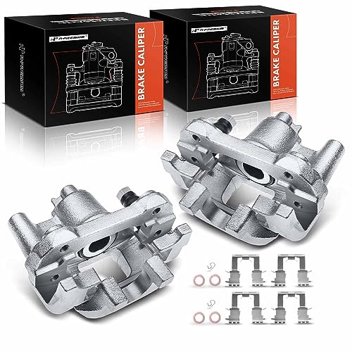 A-Premium Disc Brake Caliper Assembly with Bracket Compatible with Select Lexus and Toyota Models - ES300 2002-2003, ES330 2004-2006, Camry 2002-2006 Japan Built Only - Rear Left and Right, 2-PC Set - Image 1