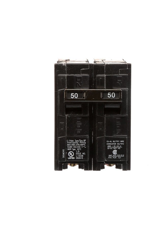 SIEMENS Q250 50-Amp Double Pole Type QP Circuit Breaker - Image 2