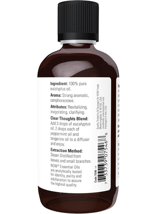 NOW Eucalyptus Essential Oil, 4-Ounce - Image 2