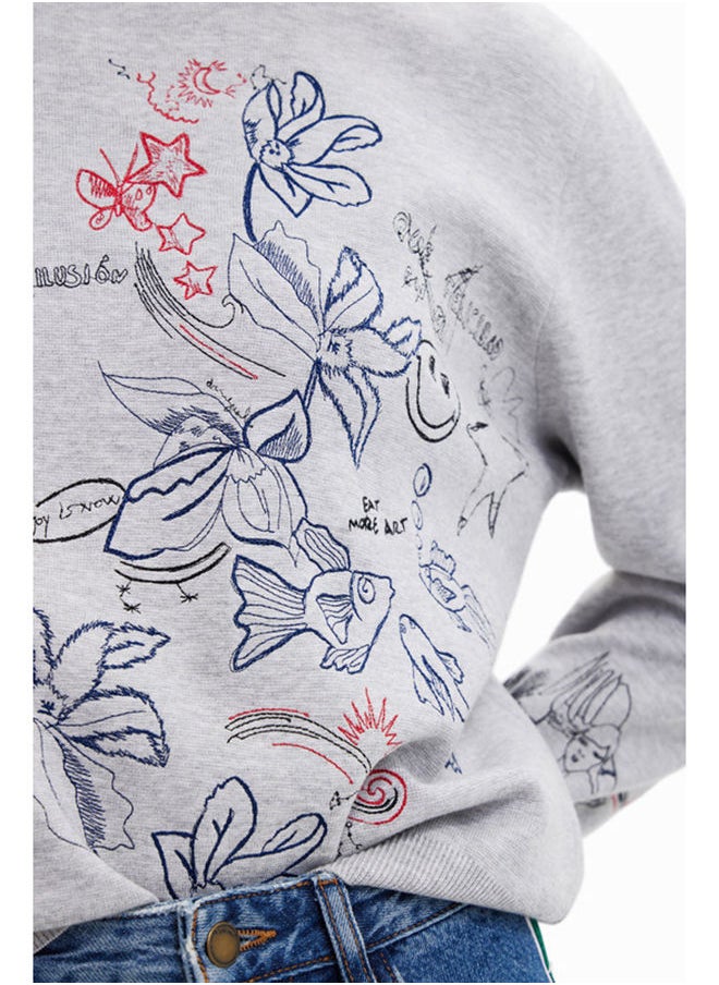 DESIGUAL - سترة مطرزة بالزهور - Image 1