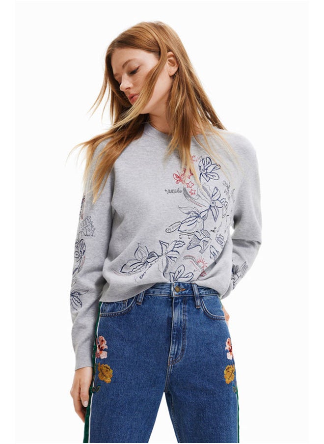 DESIGUAL - سترة مطرزة بالزهور - Image 1