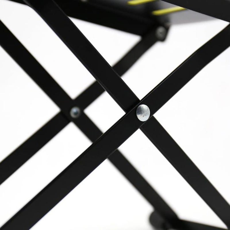 SOLARAE Guitar Footstool, Six Positioning Height Adjustable Folding Guitar Foot Rest, High-grade Metal Bracket and Non-slip Rubber Guitar Pedal for Classical/Acoustic/Electric Guitar (Black) " - Image 4