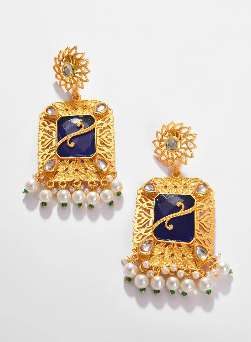 SOHI Contemporary Artificial Drop Earring Jewellery