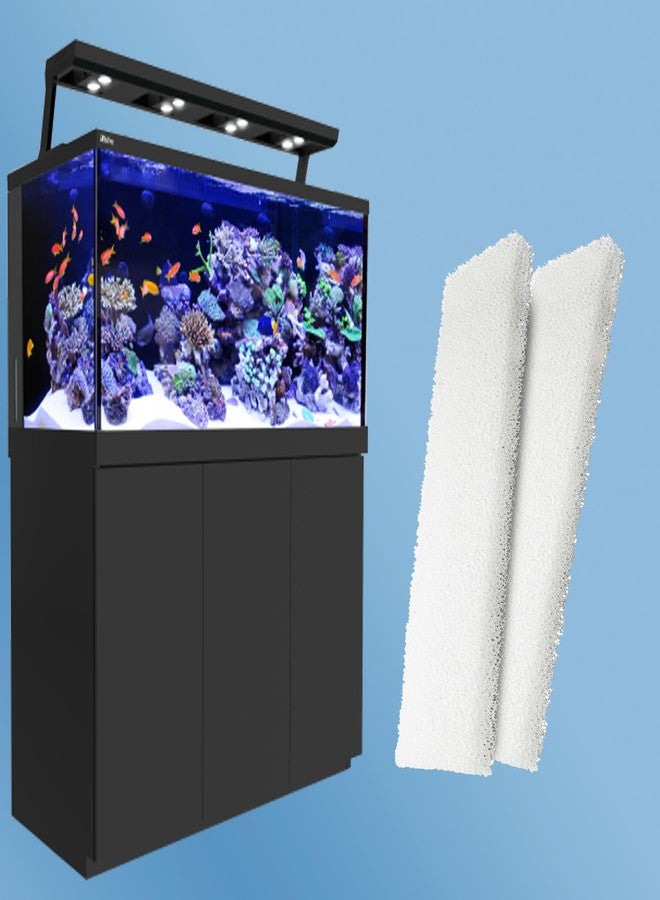 Qzbhct 10 Pcs Aquarium Bio Sponge White Foam Filter Pads for Hagen Fluval 404, 405, 406, 407 (A-226) Filtration Systems - Image 4