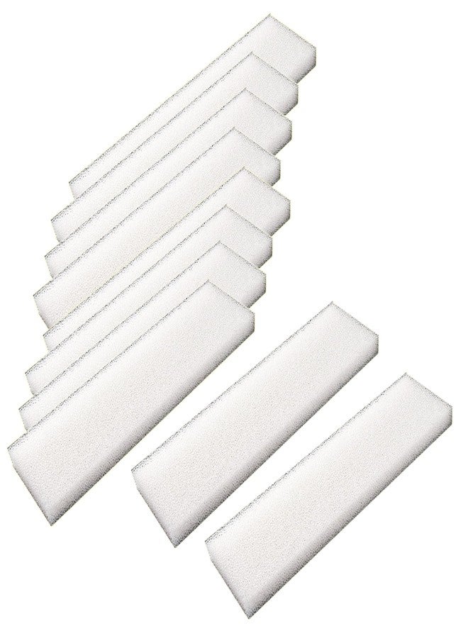 Qzbhct 10 Pcs Aquarium Bio Sponge White Foam Filter Pads for Hagen Fluval 404, 405, 406, 407 (A-226) Filtration Systems - Image 2