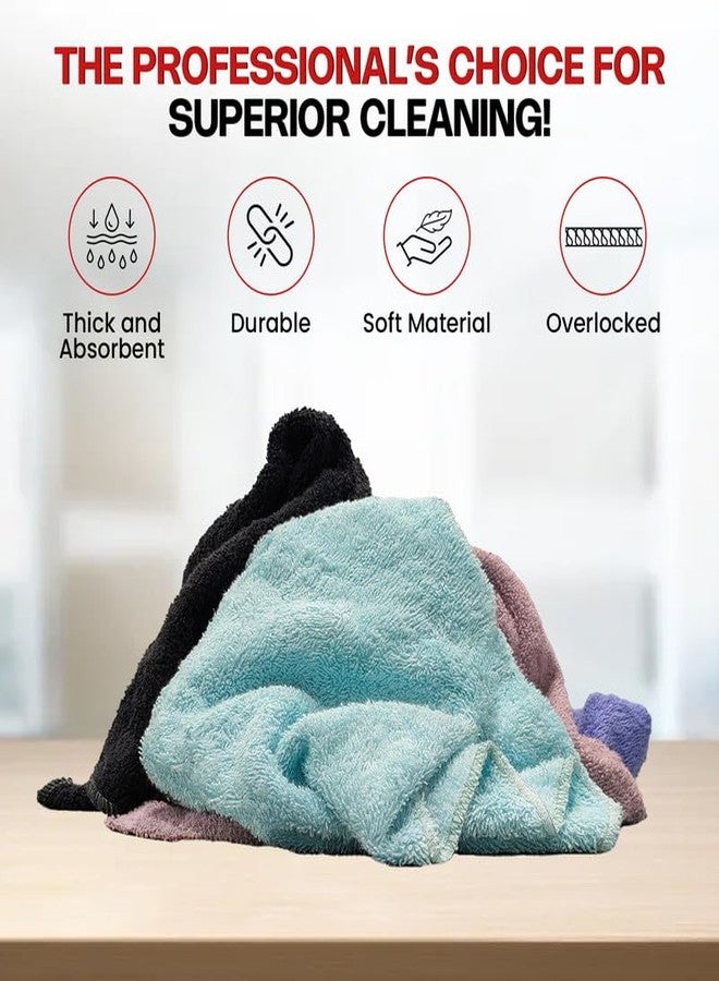 SupremePlus Premium Color Terry Cloth Rags - (10 lbs. Bag) Super Absorbent Cotton Towel Cleaning Rags for Garage, Shop Rags, Industrial Use & Housekeeping - Shop Rags Bulk - Image 3