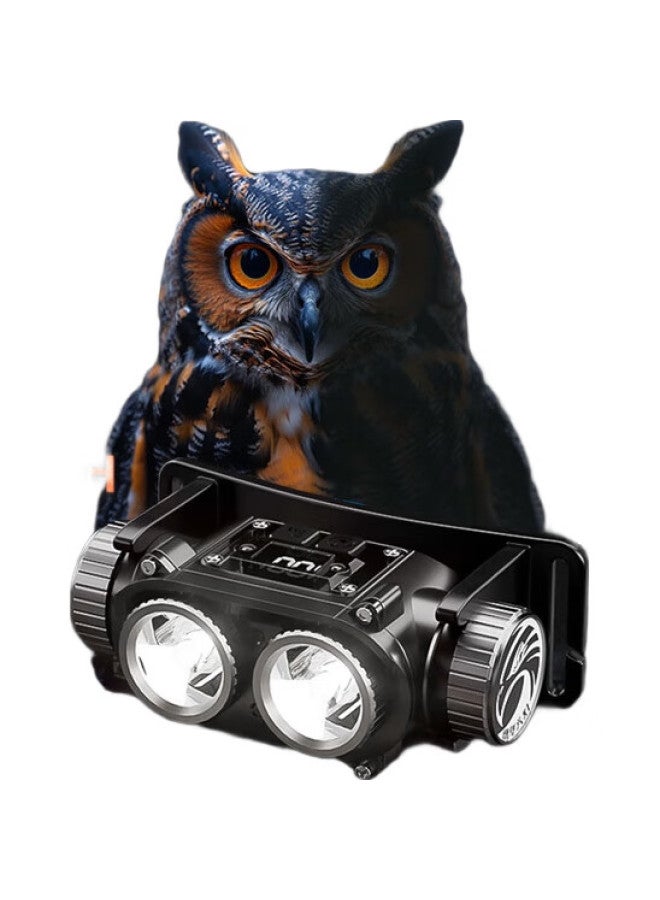 Warsun Motion Sensor Headlamp, Long Battery Life, Led Night Fishing, High Brightness, Rechargeable, Ultra-Bright, Long-Range, Waterproof, For Work And Fishing - Image 1