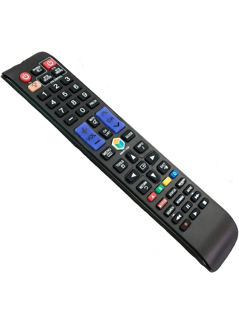 Generic New Replacement Remote Control, Remote Control Fit, Universal Remote Control Compatible with Samsung UN48J5000 UN50J5000 UN40J6200AF UN48J6200AF UN50J6200AF Smart 3D LED HDTV TV  - Image 1