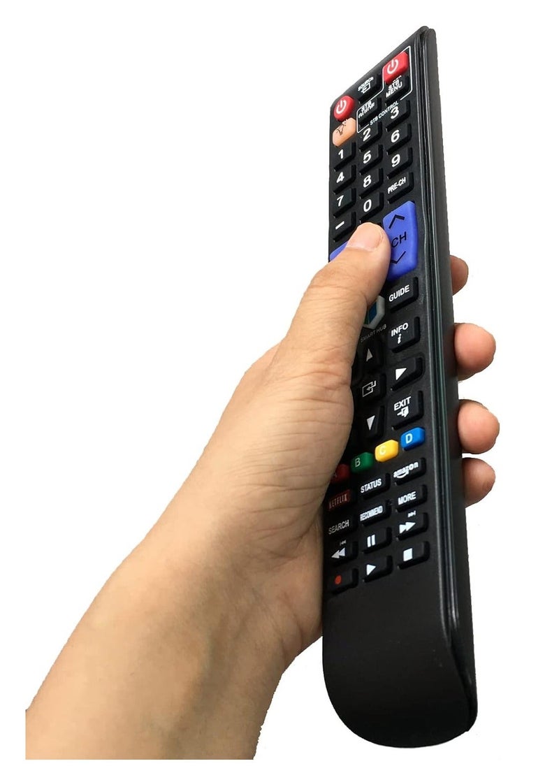 Generic New Replacement Remote Control, Remote Control Fit, Universal Remote Control Compatible with Samsung UN48J5000 UN50J5000 UN40J6200AF UN48J6200AF UN50J6200AF Smart 3D LED HDTV TV  - Image 2
