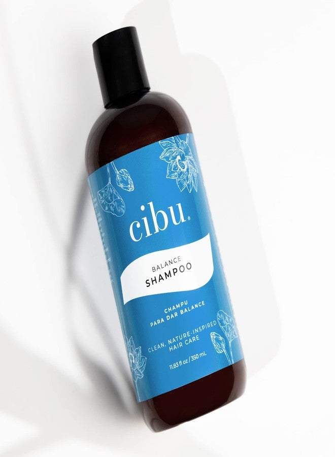 cibu شامبو سيبو بالانس 30062 تركيبة غنية بالمغذيات ترطب وتقوي وتصلح الشعر الجاف | خالي من الكبريتات لجميع أنواع الشعر وملمسه | لطيف للاستخدام اليومي للحصول على لمعان نظيف وصحي 11.83 أونصة - Image 3
