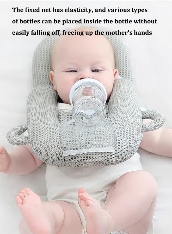 Adjustable Baby Bottle Holder for Self Feeding Cushion and Propper for Baby Bottle Baby Feeding Pillow Bottle Holder for Baby self Feeding Newborn Essentials Baby Self Feeding Pillow  - Image 3