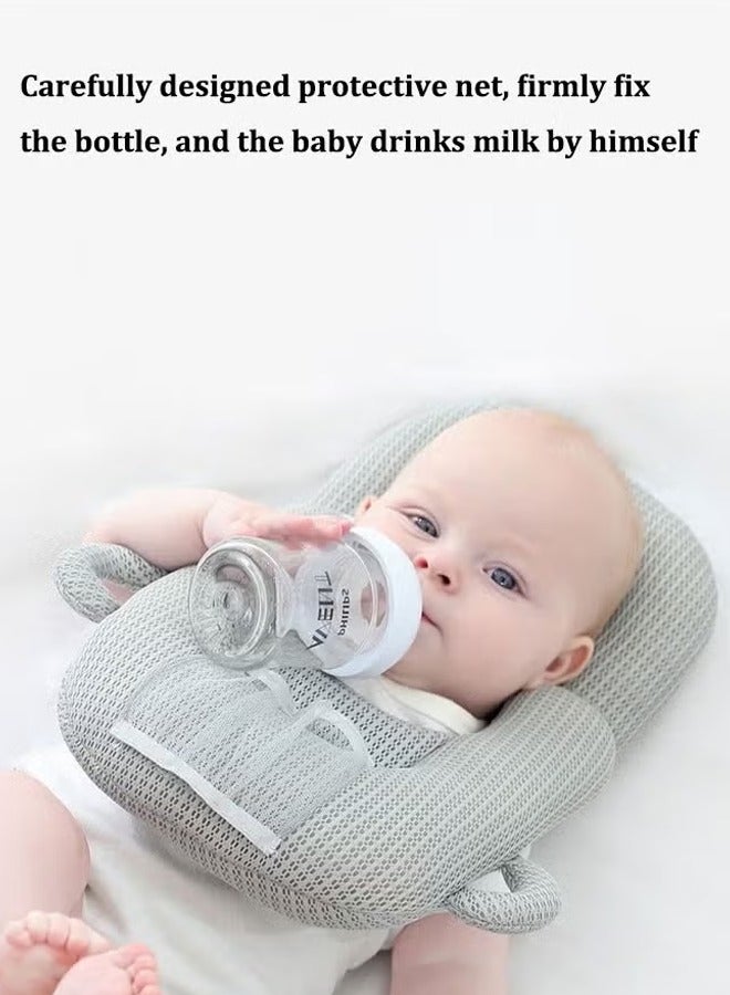 Adjustable Baby Bottle Holder for Self Feeding Cushion and Propper for Baby Bottle Baby Feeding Pillow Bottle Holder for Baby self Feeding Newborn Essentials Baby Self Feeding Pillow  - Image 4