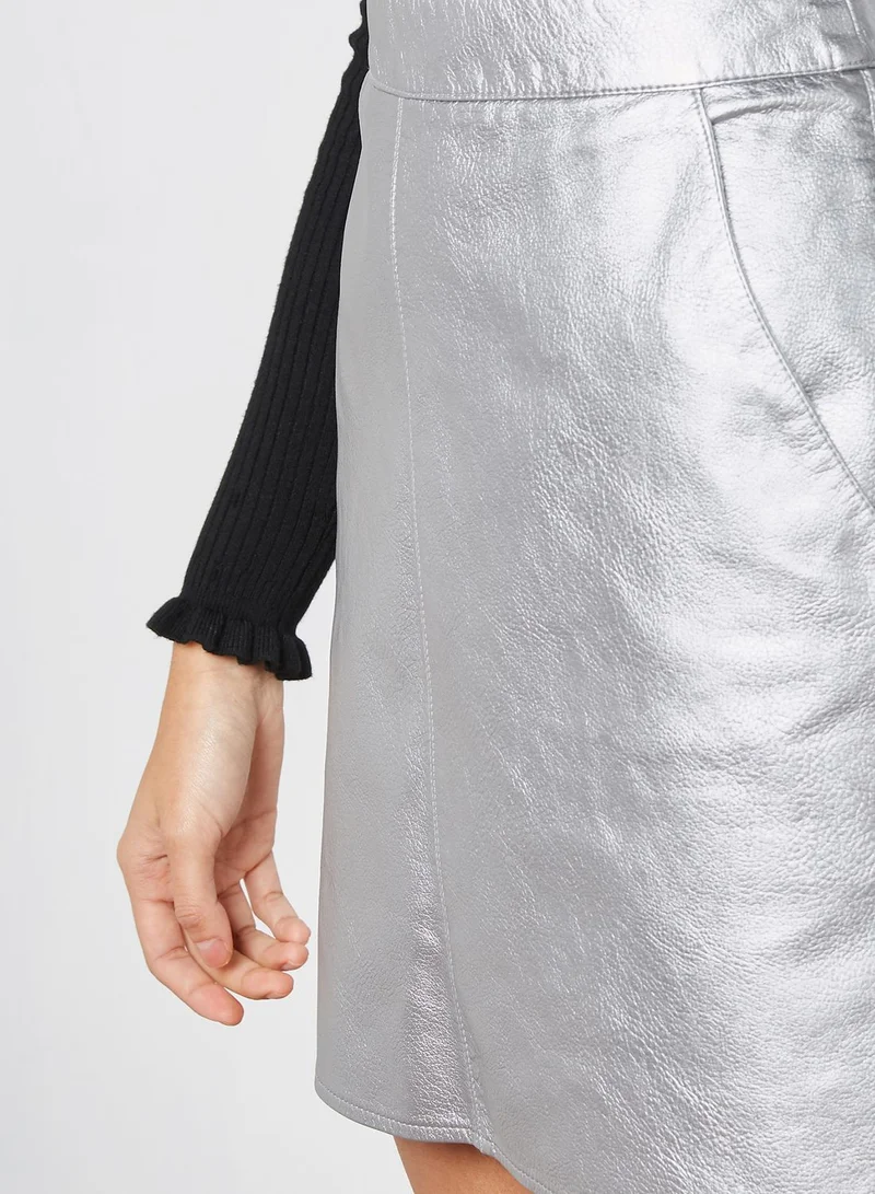 DOROTHY PERKINS Metallic Mini Skirt