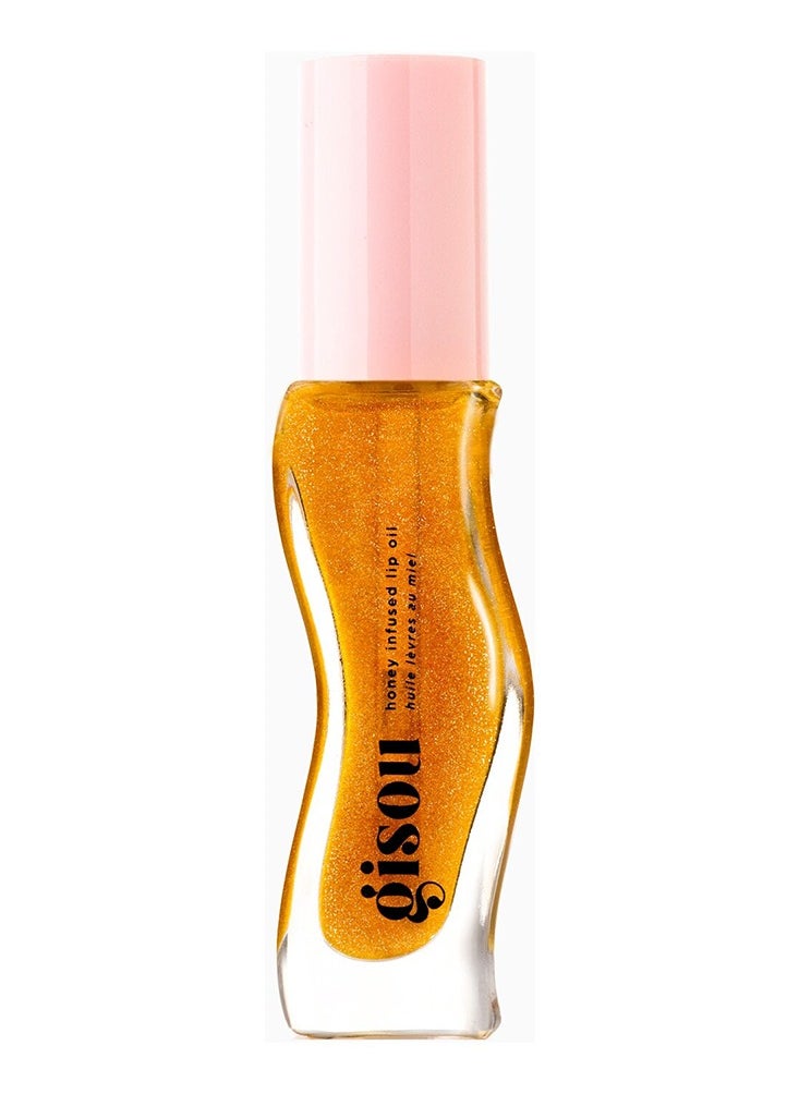 Gisou Gisou Honey Rich Lip Gloss Oil in Gold Shimmer 8ml  - Image 1