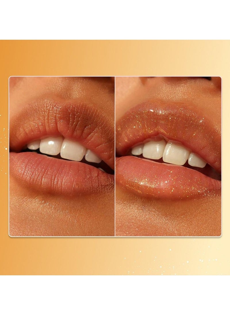 Gisou Gisou Honey Rich Lip Gloss Oil in Gold Shimmer 8ml  - Image 3