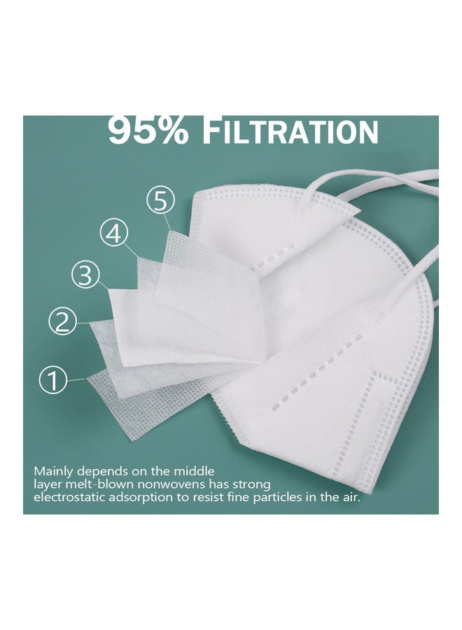 NIBEMINENT 10-Piece KN95 Disposable Protective Face Mask - Image 3