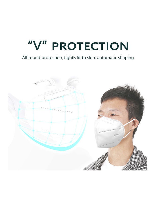 NIBEMINENT 10-Piece KN95 Disposable Protective Face Mask - Image 4
