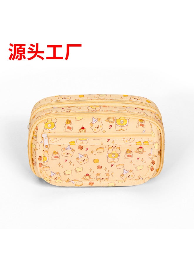 Custom Pencil Case Original Nine-layer Flip Pencil Case Simple Large-capacity Stationery Box High-value Student Pencil Bag