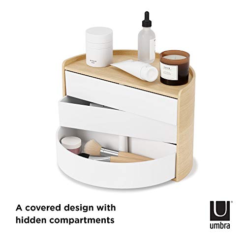 Umbra Moona Jewelry Box, White/Natural - Image 4