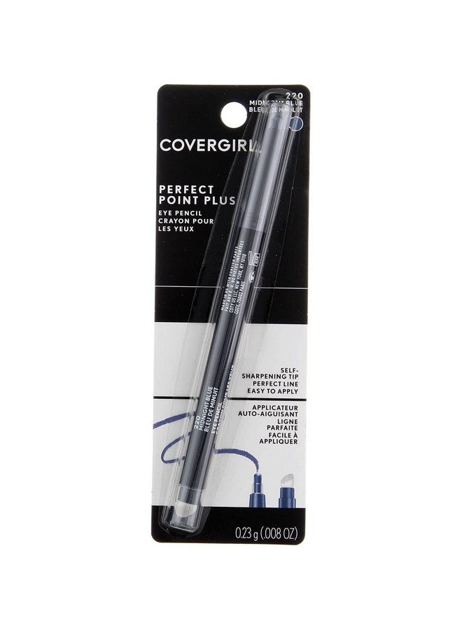 CoverGirl Perfect Point Plus Self Sharpening Eye Pencil Midnight Blue [220] 0.08 Ounce - Image 3