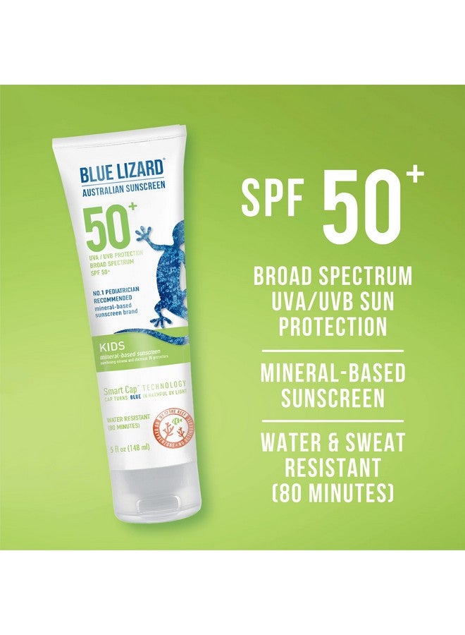 BLUE LIZARD Kids Sunscreen Lotion SPF 50+ 5oz Tube, cream - Image 2
