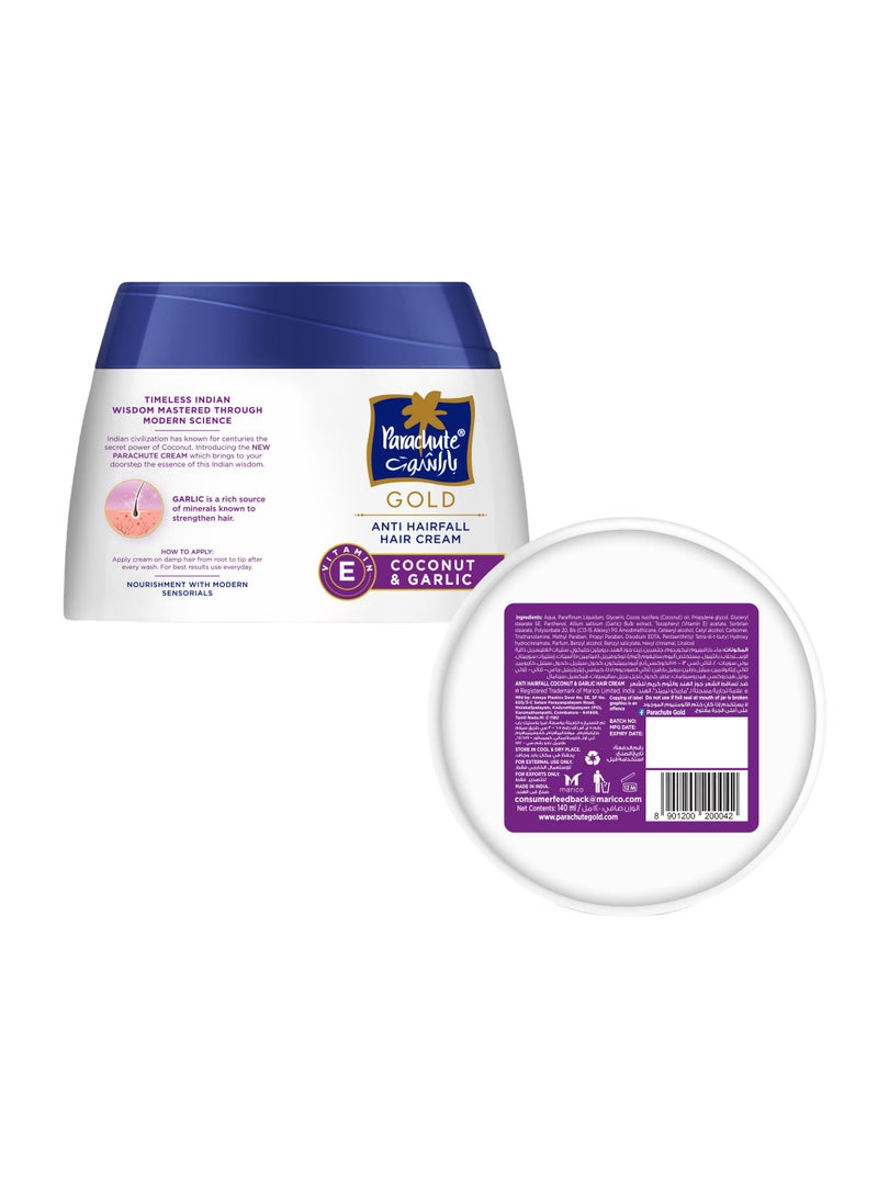 Parachute Gold Anti Hairfall Hair Cream With Garlic And Coconut - Image 2
