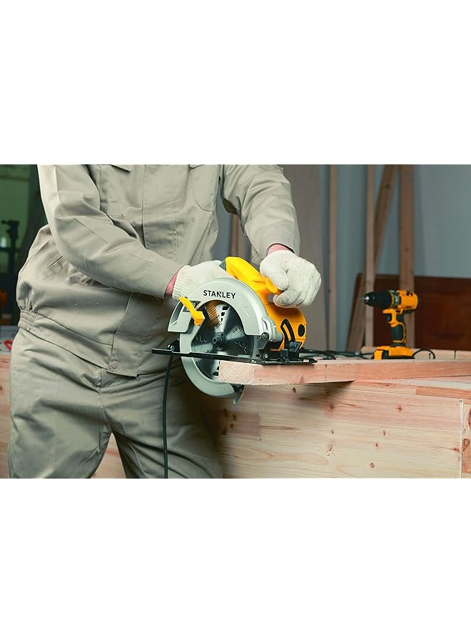 Stanley Power Tool Corded 1510W 185Mm Circular Saw Stsc1518 B5 - Image 2