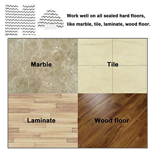 Extolife 3 Pack Touch-Free Steam Mop Pads + 3 Pack Triangle Dirt Grip Washable Pads Kit for Shark Lift-Away Pro & Genius Steam Pocket Mop System S3973 S3973D S5002 S5003 S6001 S6002 S6003 Part P184WQ & P182W - Image 5