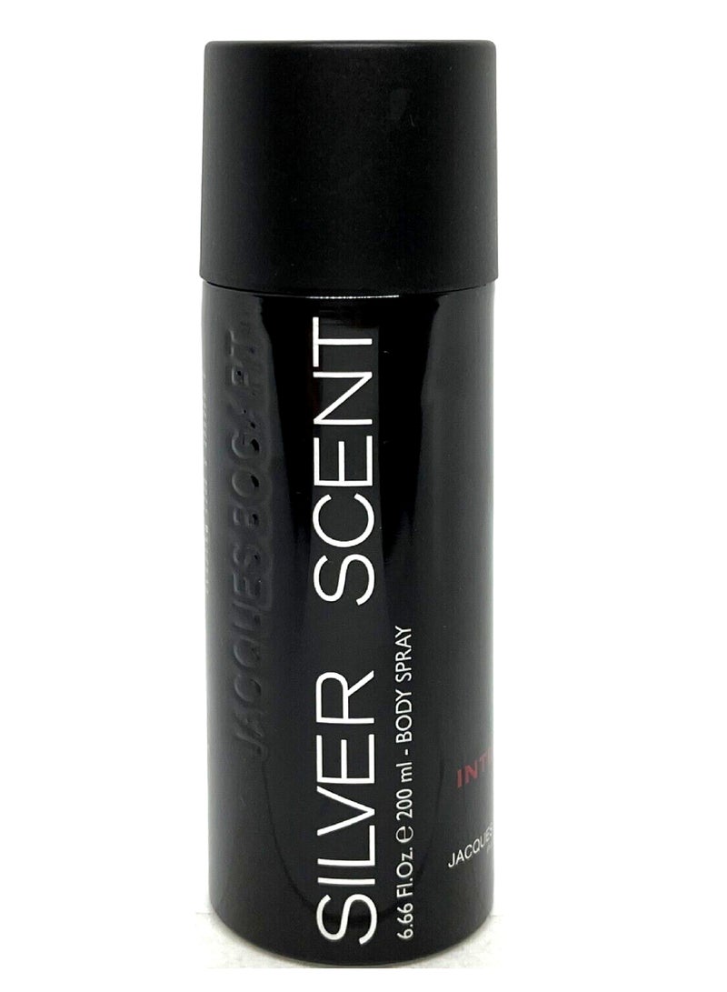INTENSE SILVER SCENT INTENSE FOR MEN 200ML BODY SPRAY