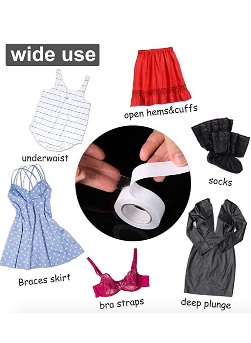 Glamroot Double Sided Disposable Fashion Clear Tape for Clothes Lingerie With Dispenser - Image 3