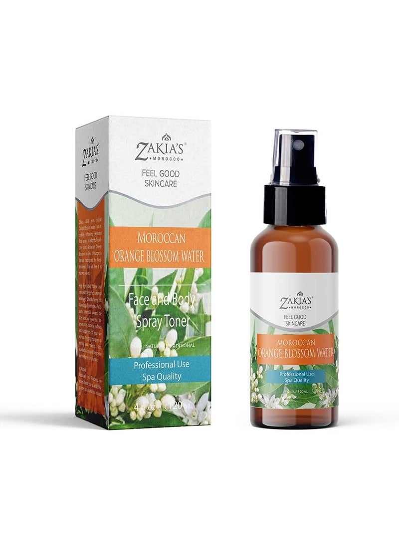 Zakia's Morocco - HYDROSOL Water Collection Orange Blossom 4 oz - Image 1