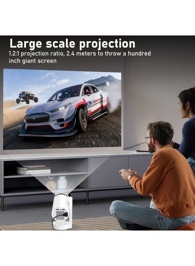 YT Z11 Mini Projector 8K Hard Decoding Supprot, 5G WIFI6 Android13, Smart Portable Projector Auto Horizontal Correction 270°Rotatable Home Theater Full HD For Indoor Outdoor Compatible - Image 3