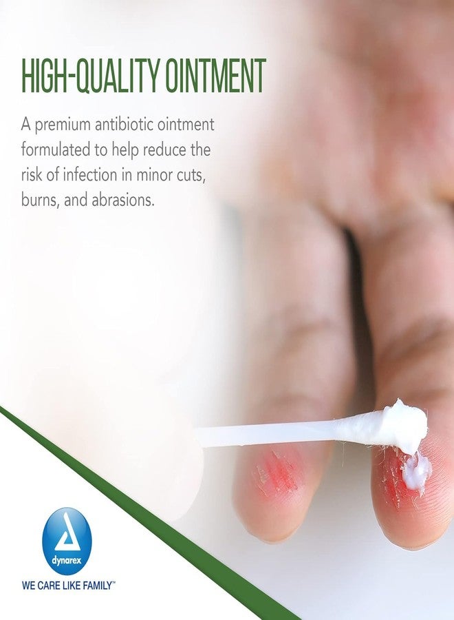 Dynarex Bacitracin Topical Ointment USP - First Response Wound Care Supplies for Minor Cuts, Scrapes & Burns - Helps Keep Wounds Clean - 2 Count, 1 oz. Tubes - Image 5