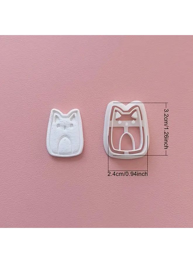 Polymer Clay Cat Cutters Mold Set 3 Shapes For DIY Jewelry Resin Crafts - Image 2