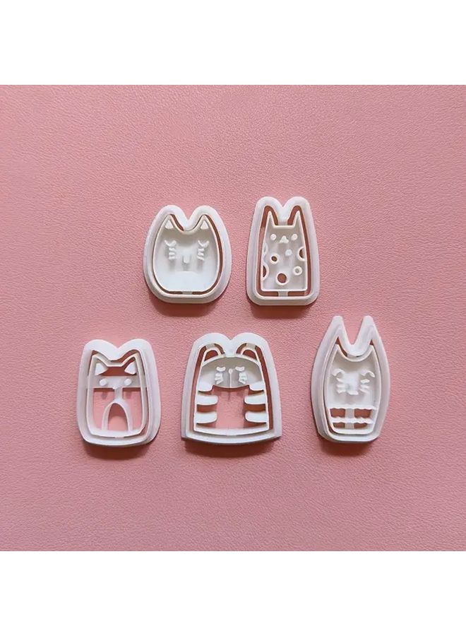 Polymer Clay Cat Cutters Mold Set 3 Shapes For DIY Jewelry Resin Crafts - Image 4