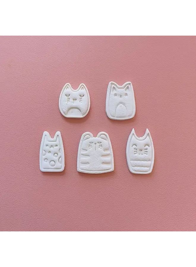 Polymer Clay Cat Cutters Mold Set 3 Shapes For DIY Jewelry Resin Crafts - Image 3