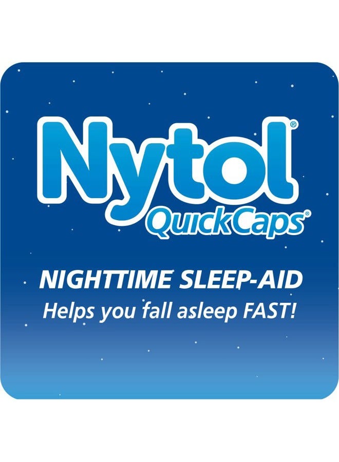 Nytol كويك كابس مساعد النوم الليلي مع ديفينهيدرامين HCI، أقراص سهلة البلع للنوم بسرعة، 16 حبة - Image 2