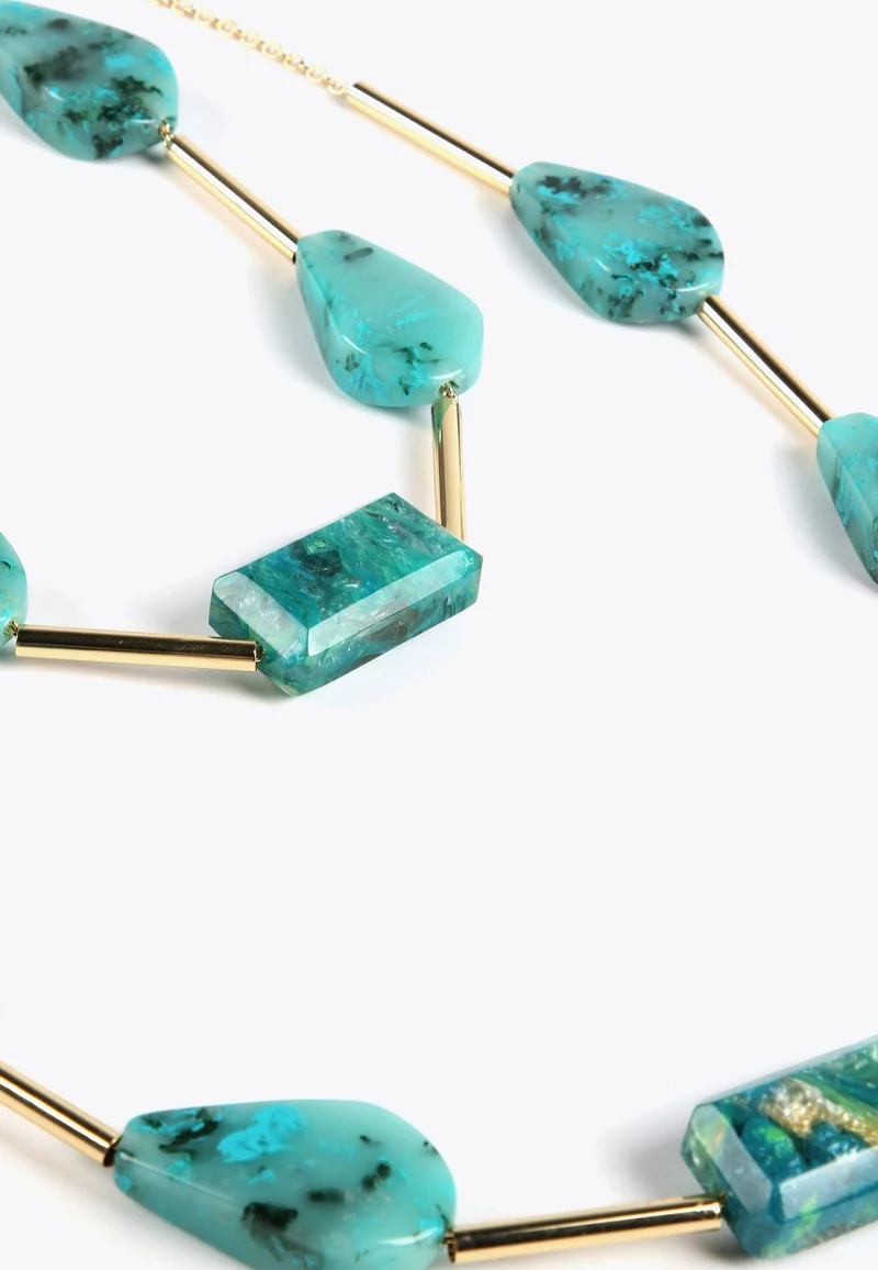 Lola Casademunt Turquoise Double-Chain Necklace